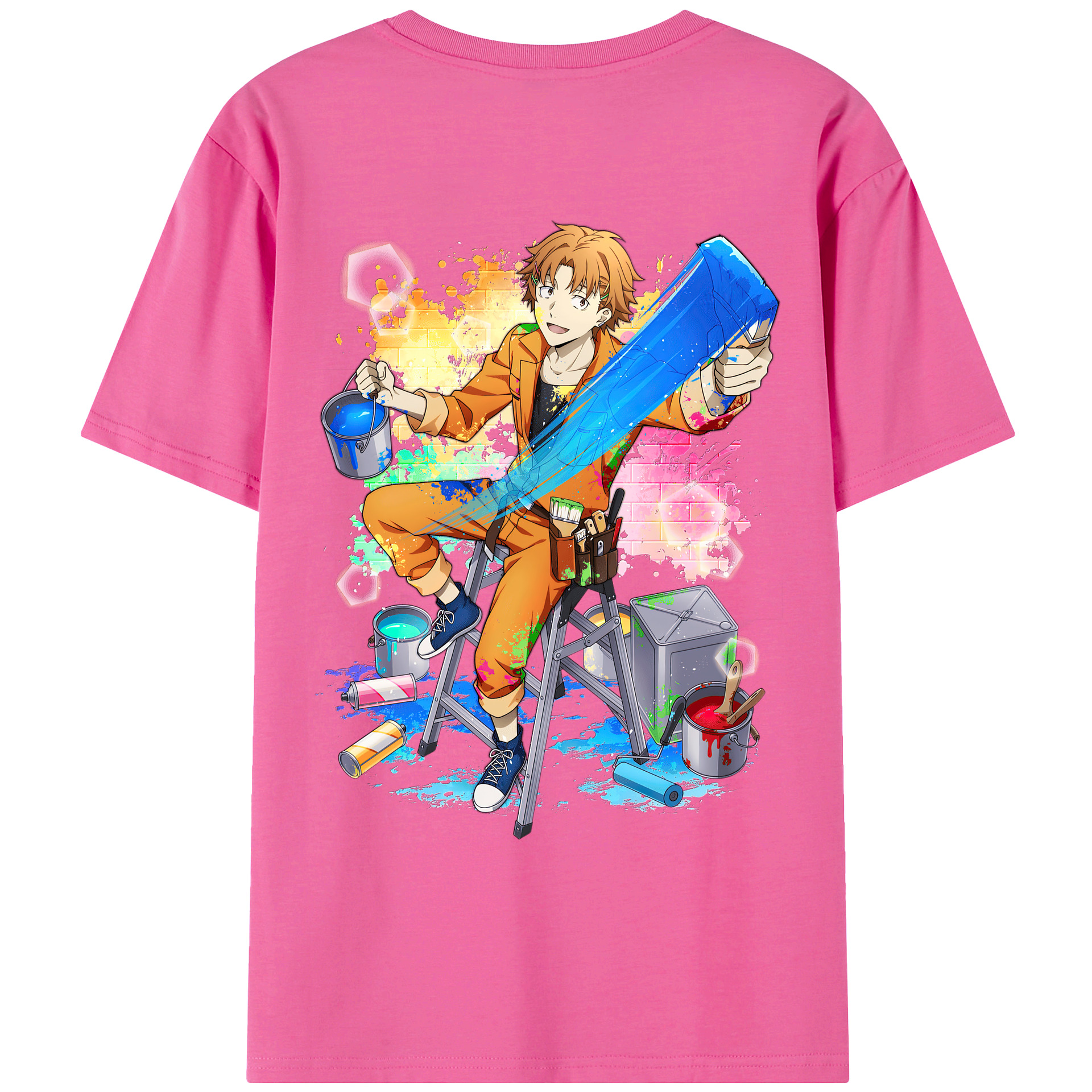 （画像用） 文豪ストレイドッグス Bungo Stray Dogs レディース半袖Tシャツ(バックプリント)